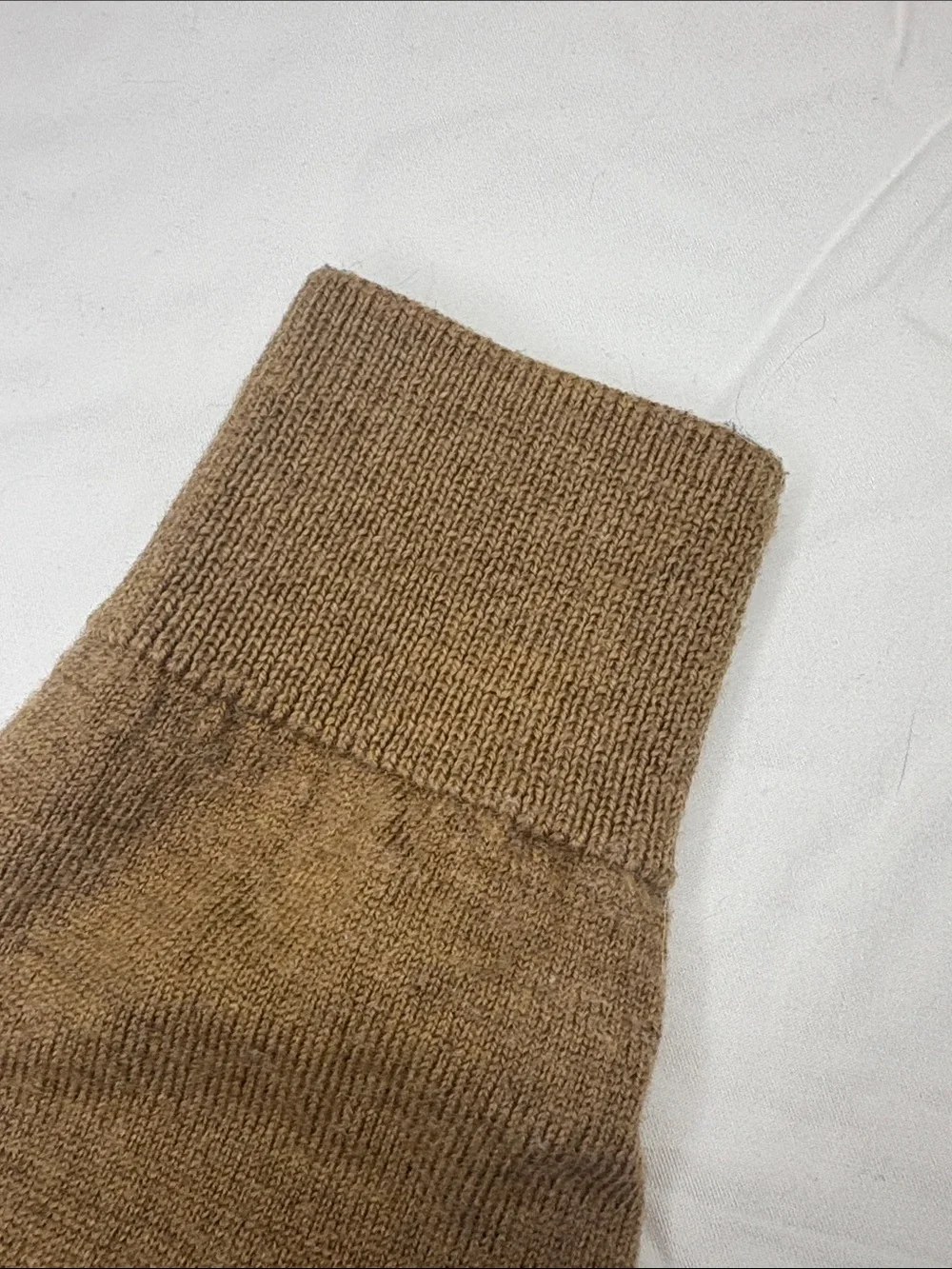 Nordstrom Men’s merino wool Crewneck Sweater — Caramel Brown size medium